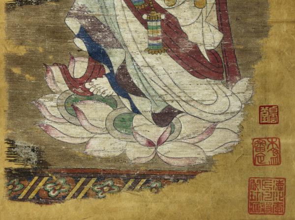 唐人供養菩薩　軸