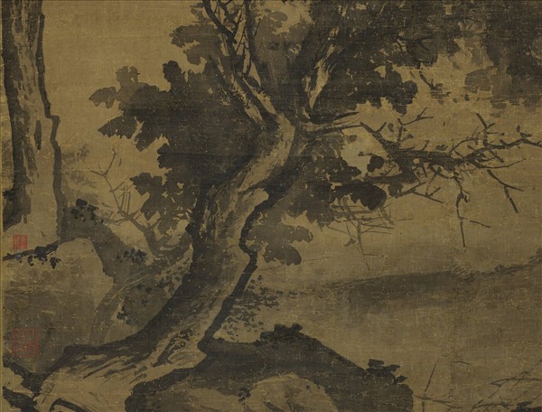 明蔣嵩歸漁圖　軸