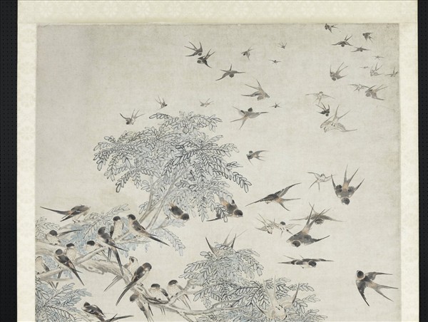 清楊晉百子圖　軸