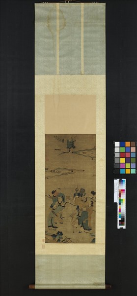 宋緙絲八仙祝壽　軸