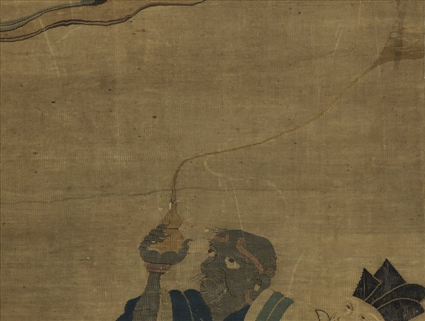 宋緙絲八仙祝壽　軸