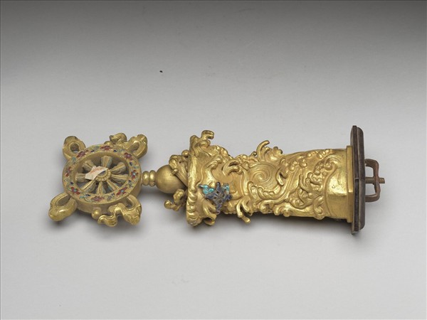 銅鍍金七政寶（寶輪）