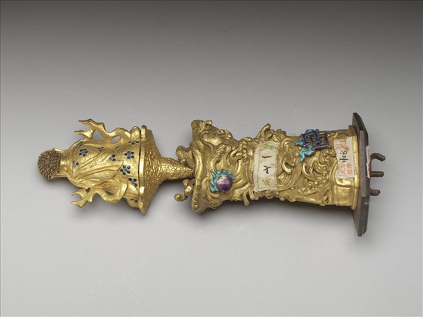 銅鍍金七政寶（財臣）