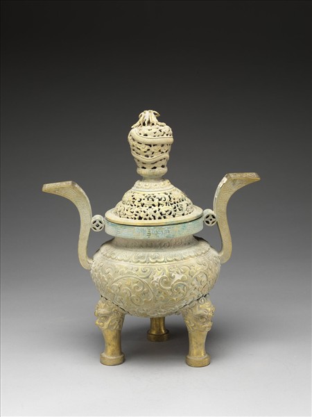 銅鍍金爐（五供）