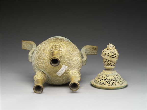 銅鍍金爐（五供）