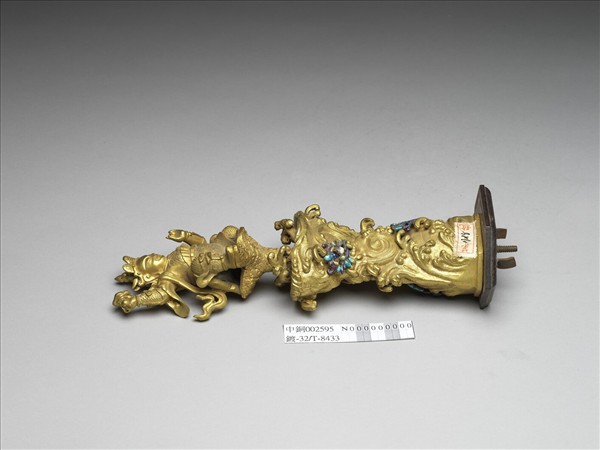 銅鍍金七政寶（武將）