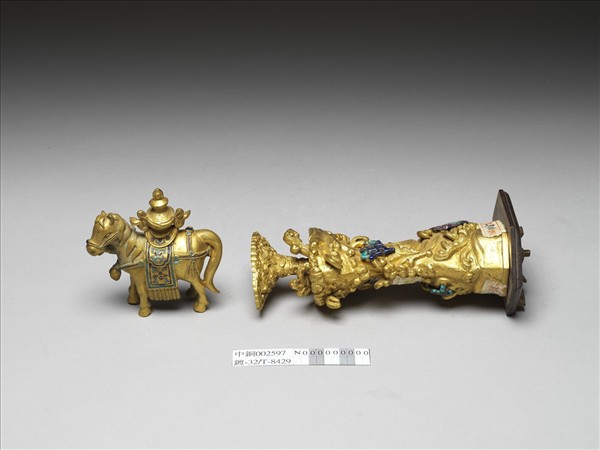 銅鍍金七政寶（寶馬）