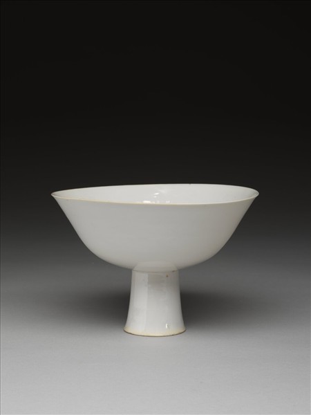 甜白半脫胎五龍高足碗