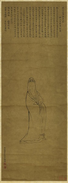 清張照觀音圖　軸