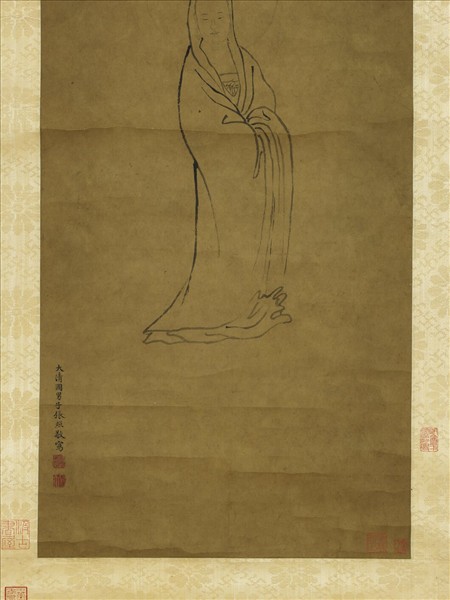 清張照觀音圖　軸