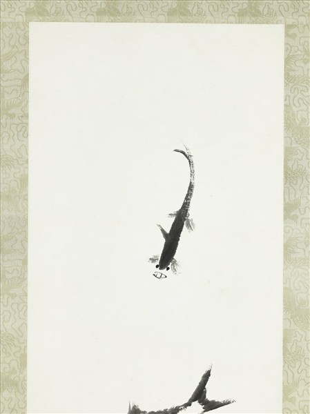 民國齊白石魚樂　軸