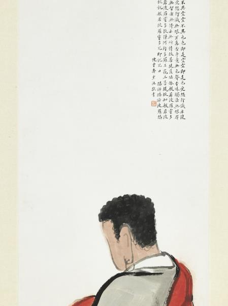 民國齊白石達摩　軸