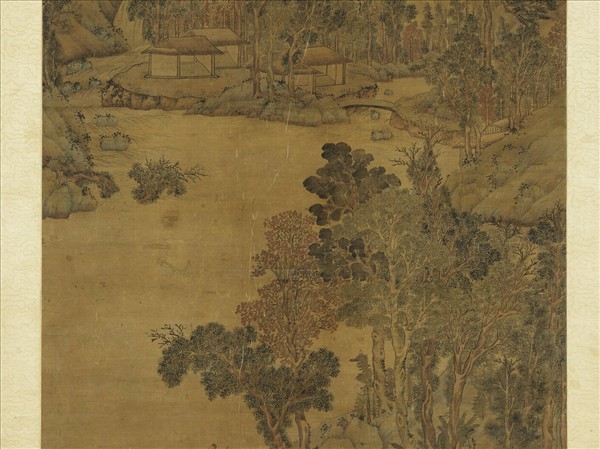 明文徵明山水　軸