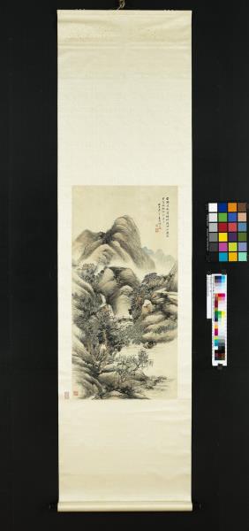 清楊伯潤山水　軸