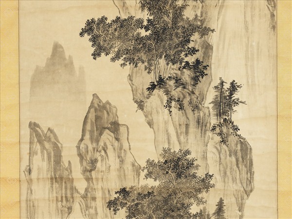 民國溥儒黔山獻瑞圖　軸