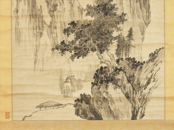 民國溥儒黔山獻瑞圖　軸