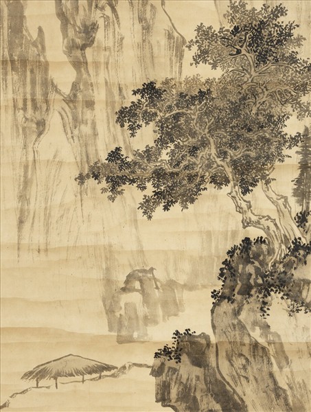 民國溥儒黔山獻瑞圖　軸