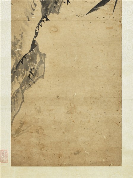 清謝琯樵墨竹　軸