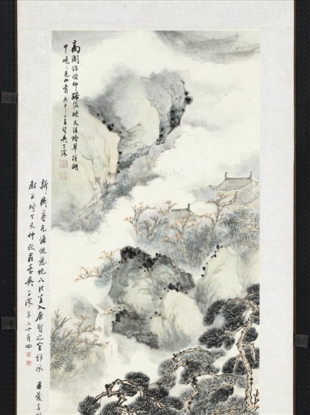 民國吳子深山水　軸