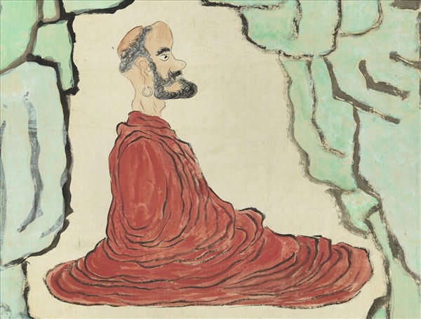 民國李瑞清無量壽佛　軸