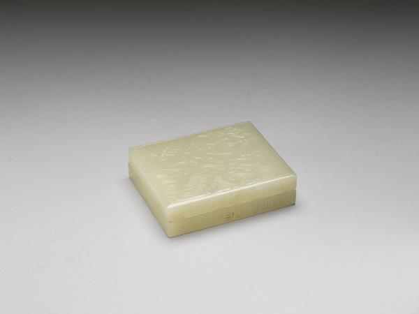 玉「海屋添籌」方盒