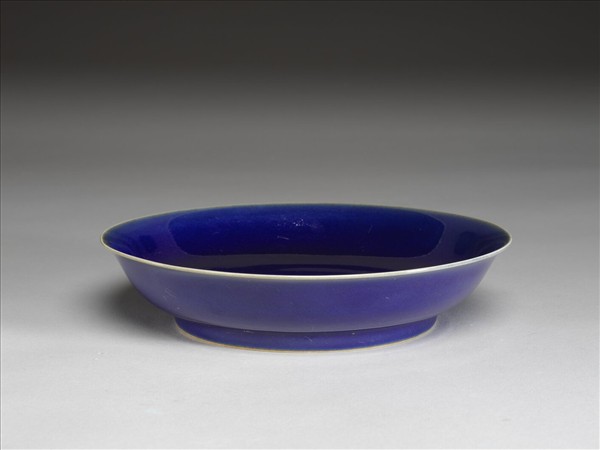 霽青釉盤