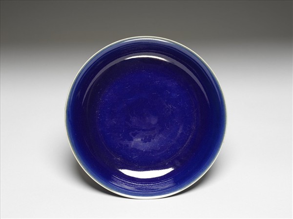 霽青釉盤