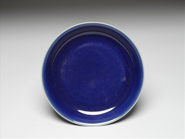 霽青釉盤