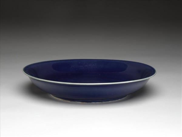 霽青釉盤