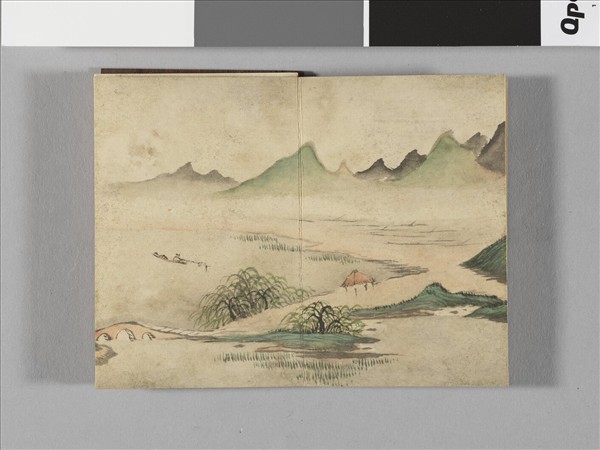 畫山水 冊