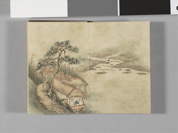 畫山水 冊