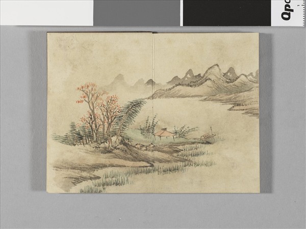 畫山水 冊