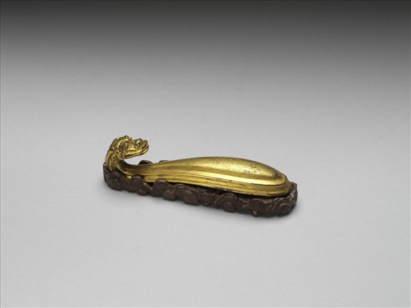 銅鎏金帶鉤