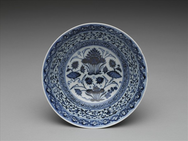 青花蓮塘紋碗