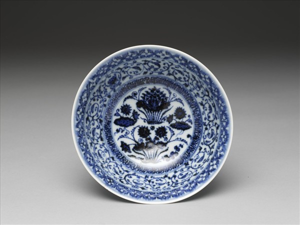 青花蓮塘紋碗