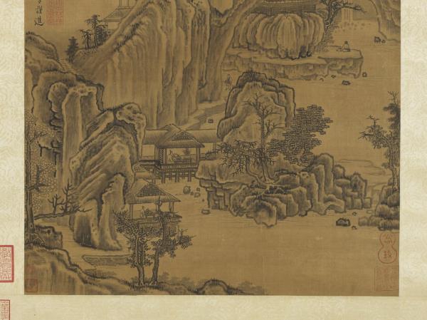 宋蔡京環翠圖　軸