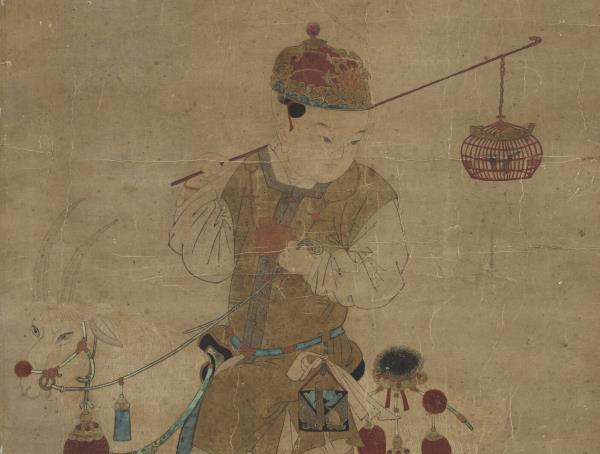 宋蘇漢臣戲嬰圖　軸