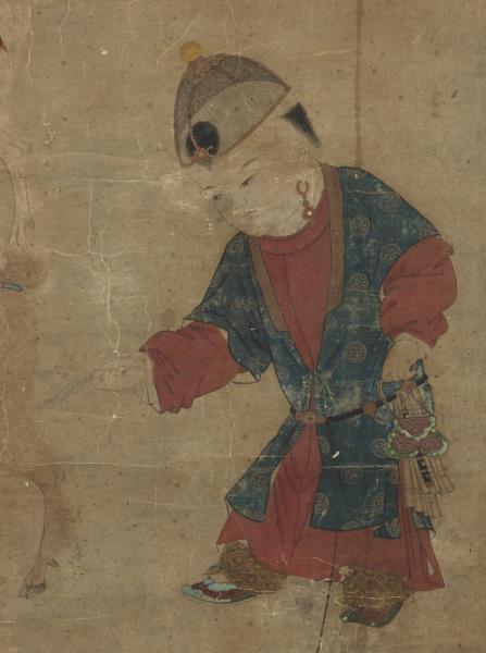 宋蘇漢臣戲嬰圖　軸