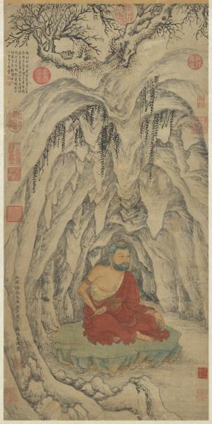 宋蘇漢臣古佛像　軸