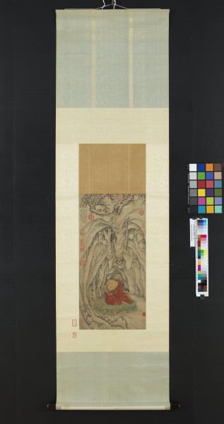 宋蘇漢臣古佛像　軸