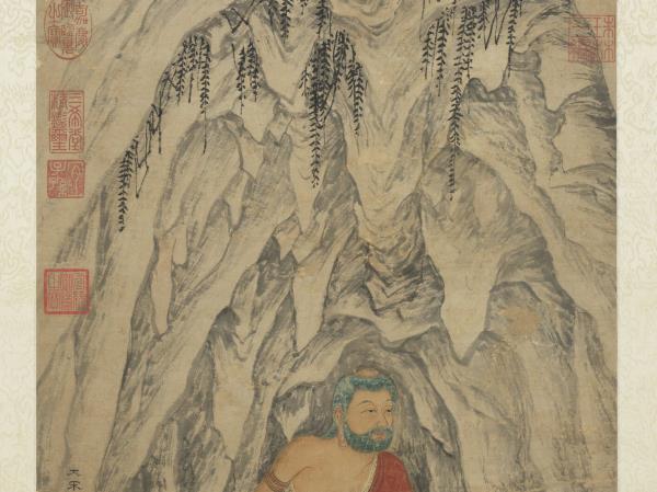 宋蘇漢臣古佛像　軸