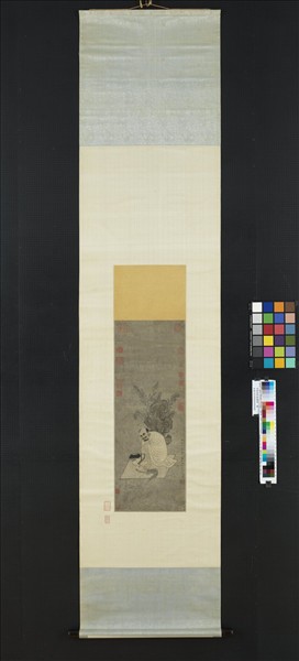 宋蘇漢臣畫羅漢　軸