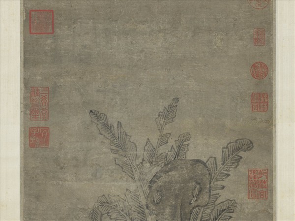 宋蘇漢臣畫羅漢　軸