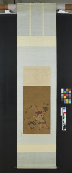 宋蘇焯端陽戲嬰圖　軸