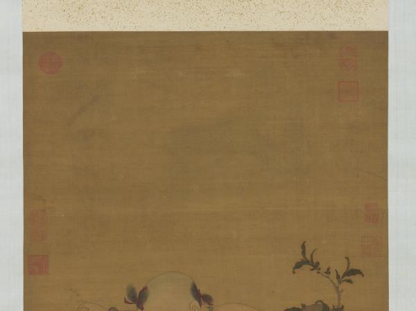 宋蘇焯端陽戲嬰圖　軸