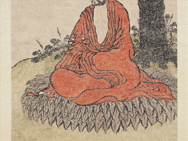 宋人畫達摩　軸