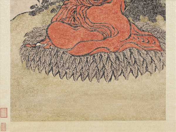 宋人畫達摩　軸