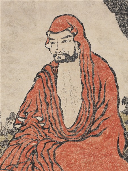 宋人畫達摩　軸