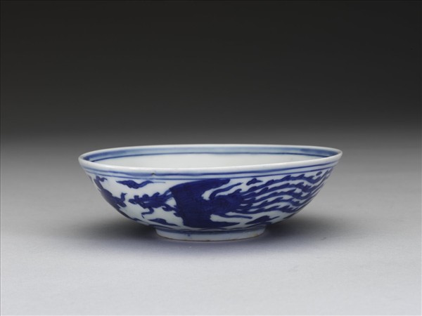 青花鳳凰紋碗