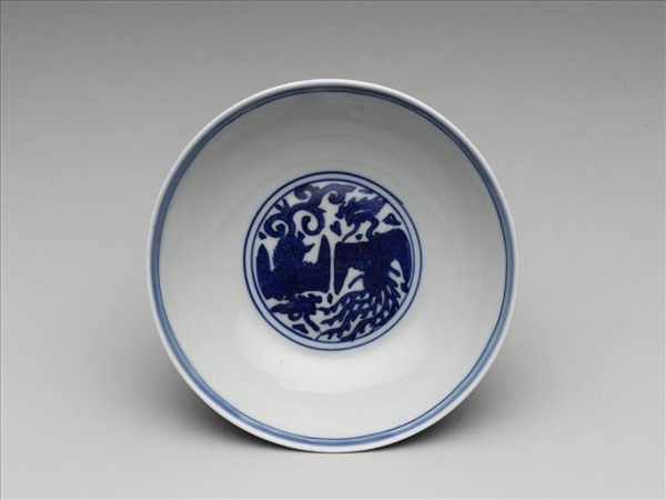 青花鳳凰紋碗